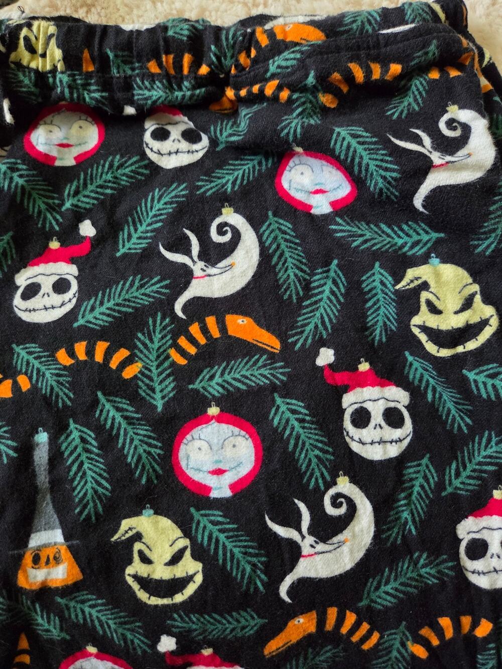 Hanna Andersson Disney Nightmare Before Christmas Drawstring Pajama Pants XL